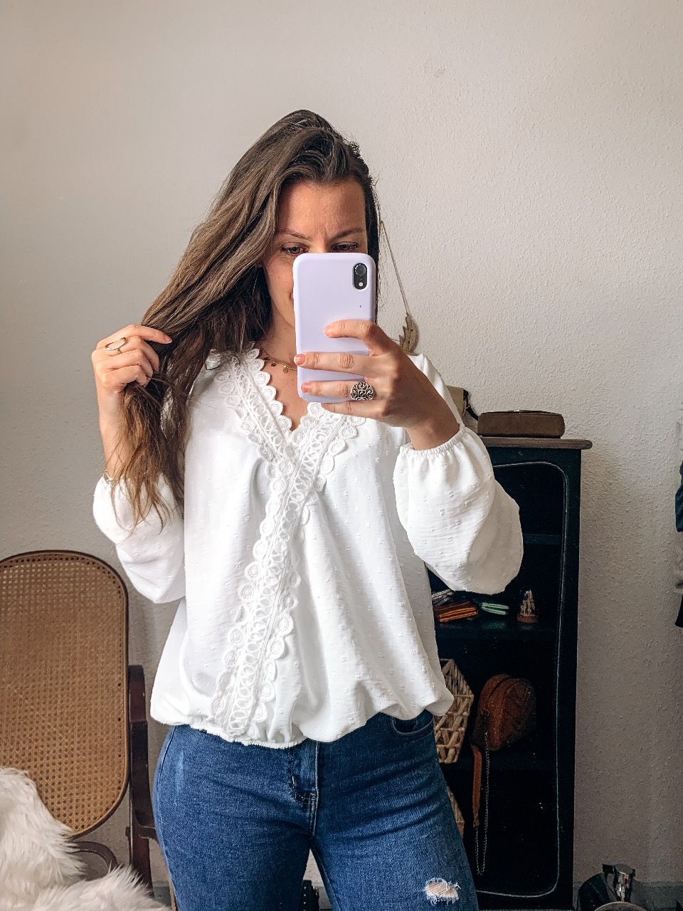 Blouse Eve blanche 