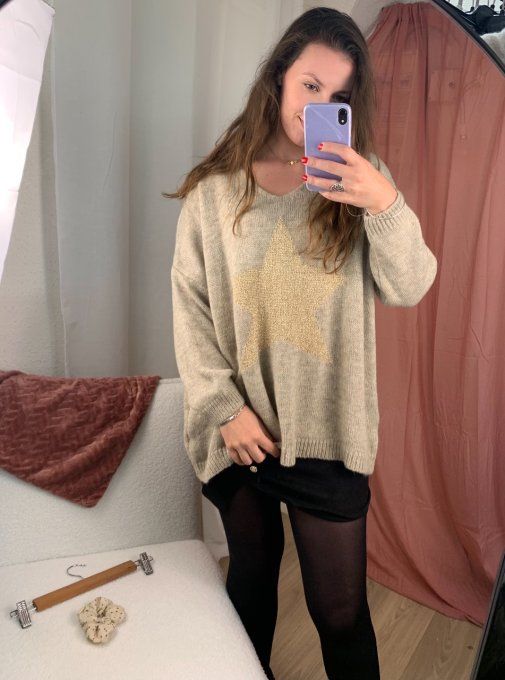 Pull long Etoile 