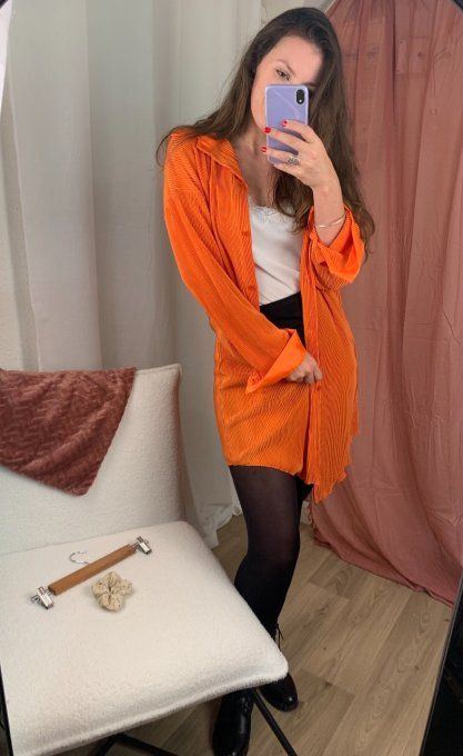 Robe chemise Lya Orange 