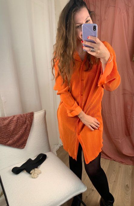 Robe chemise Lya Orange 