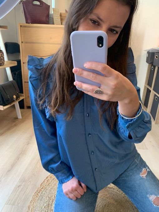 Chemise effet jean 