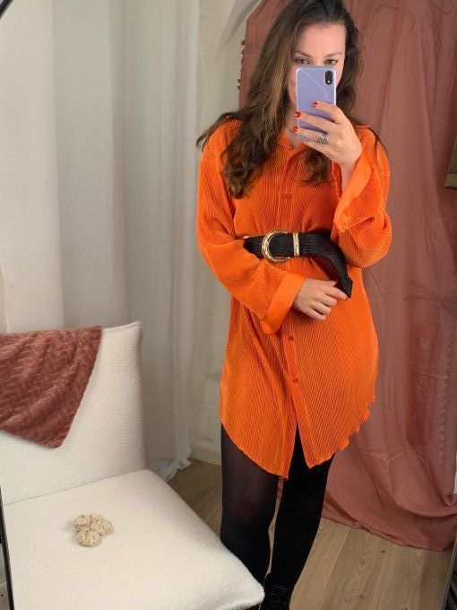 Robe chemise Lya Orange 