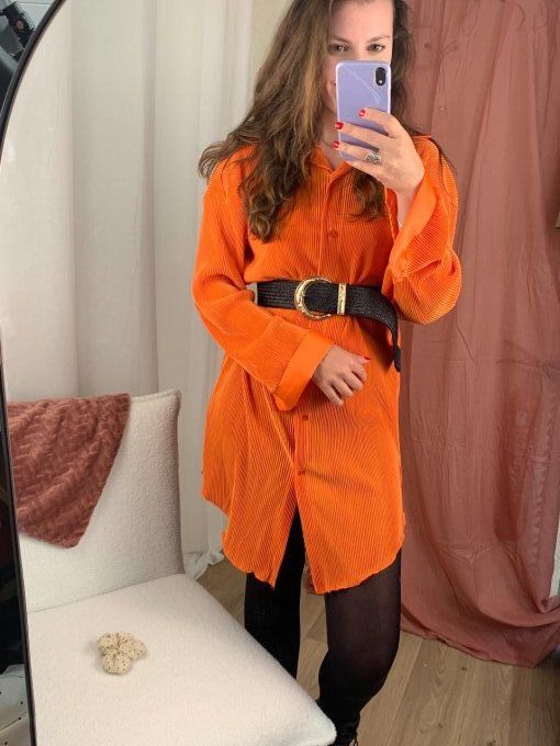 Robe chemise Lya Orange 