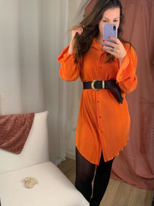 Robe chemise Lya Orange 