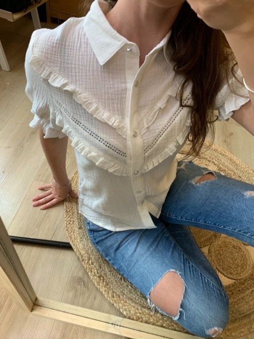 Chemise en gaze de coton